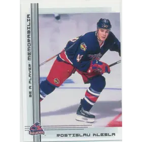 2000-01 BE A PLAYER MEMORABILIA - ROSTISLAV KLESLA #420 RC