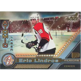 1998-99 AURORA - ERIC LINDROS #15 ATOMIC LASER CUTS