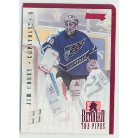 1996-97 DONRUSS - JIM CAREY #3 BETWEEN THE PIPES 2776/4000