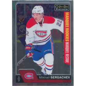 2016-17 O-PEE-CHEE PLATINUM - MIKHAIL SERGACHEV #161 MARQUEE ROOKIE