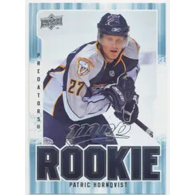 2008-09 MVP - PATRIC HORNQVIST #372 ROOKIE
