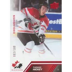 2013-14 TEAM CANADA - THOMAS HICKEY #90 EXCLUSIVES 2/100