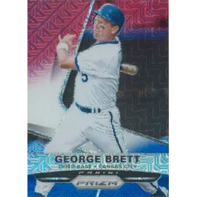 2015 Panini Prizm - George Brett #165 Red White & Blue Mojo Prizm Parallel