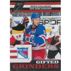 2010-11 ZENITH - RYAN CALLAHAN #19 GIFTED GRINDERS
