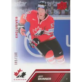 2013-14 TEAM CANADA - JEFF SKINNER #132 EXCLUSIVES 85/100