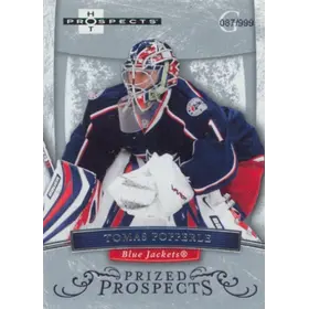 2007-08 HOT PROSPECTS - TOMAS POPPERLE #197 PRIZED PROSPECTS 87/999