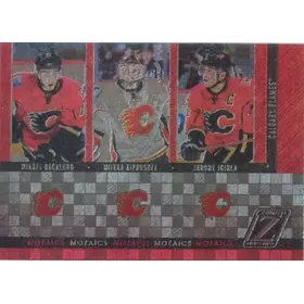 2010-11 ZENITH - MIKAEL BACKLUND/MIIKKA KIPRUSOFF/JAROME IGINLA #4 MOZAICS