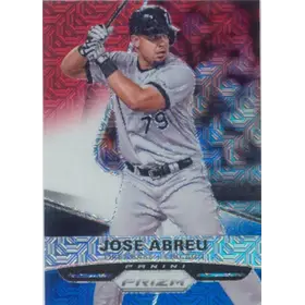 2015 Panini Prizm - Jose Abreu #92 Red White & Blue Mojo Prizm Parallel