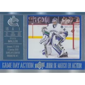 2016-17 TIM HORTONS - RYAN MILLER #GDA-13 GAME DAY ACTION