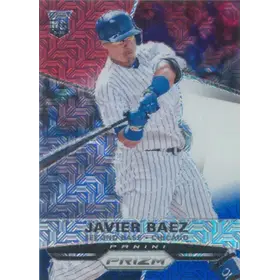 2015 Panini Prizm - Javier Baez #172 Red White & Blue Mojo Prizm Parallel RC