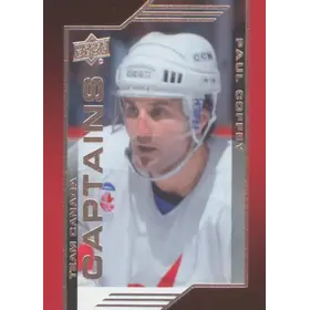 2013-14 TEAM CANADA - PAUL COFFEY #C6 CAPTAINS