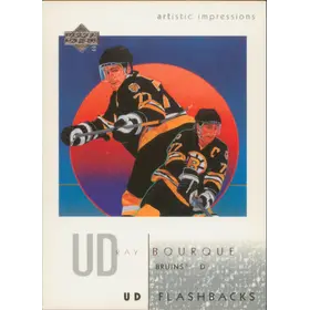 2002-03 ARTISTIC IMPRESSIONS - RAY BOURQUE #UD7 FLASHBACKS
