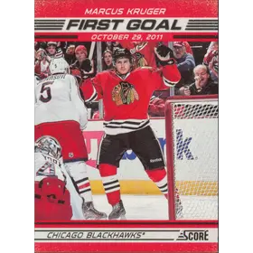 2012-13 SCORE - MARCUS KRUGER #FG10 FIRST GOAL