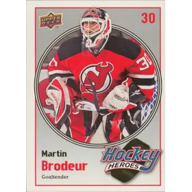 2009-10 UPPER DECK - MARTIN BRODEUR #HH16 HOCKEY HEROES
