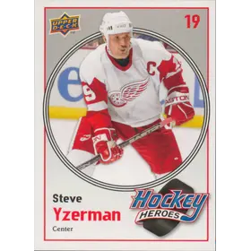 2010-11 UPPER DECK - STEVE YZERMAN #HH7 HOCKEY HEROES