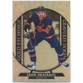 2020-2021 TIM HORTONS - LEON DRAISITL #G-14 GOLD ETCHINGS