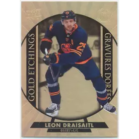 2020-2021 TIM HORTONS - LEON DRAISITL #G-14 GOLD ETCHINGS