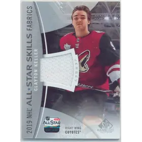 2019-20 SP GAME USED - CLAYTON KELLER #AS-CK ALL-STAR SKILLS FABRICS