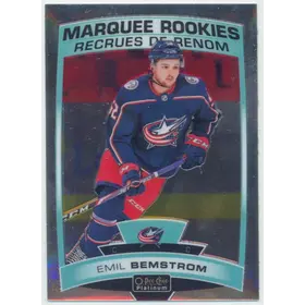 2019-20 O-PEE-CHEE PLATINUM - EMIL BEMSTROM #166 MARQUEE ROOKIES