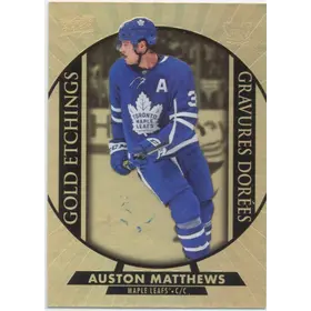 2020-2021 TIM HORTONS - AUSTON MATTHEWS #G-8 GOLD ETCHINGS