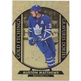 2020-2021 TIM HORTONS - AUSTON MATTHEWS #G-8 GOLD ETCHINGS