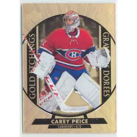 2020-2021 TIM HORTONS - CAREY PRICE #G-9 GOLD ETCHINGS