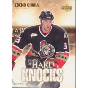 2003-04 UPPER DECK - ZDENO CHARA #SHK5 SCHOOL OF HARD KNOCKS