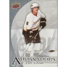 2010-11 UPPER DECK - TEEMU SELANNE #AG-8 AMBASSADORS OF THE GAME