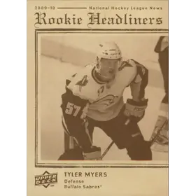 2009-10 UPPER DECK - TYLER MYERS #RH22 ROOKIE HEADLINERS