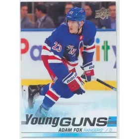 2019-20 UPPER DECK - ADAM FOX #228 YOUNG GUNS