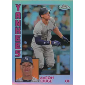 2019 Topps Chrome - Aaron Judge #84TC-1 1984 Topps Baseball Refractor