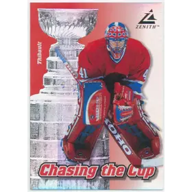 1997-98 ZENITH - JOCELYN THIBAULT #9 CHASING THE CUP