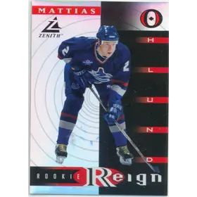1997-98 ZENITH - MATTIAS OHLUND #13 ROOKIE REIGN