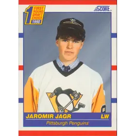 1990-91 SCORE - JAROMIR JAGR #428 FIRST ROUND DRAFT CHOICE
