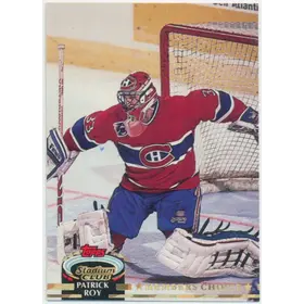 1992-93 Stadium Club - Patrick Roy Member's Choice #252