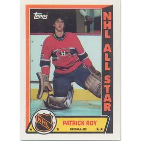1989-90 Topps - Patrick Roy Sticker Inserts #6
