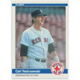 1984 Fleer - Carl Yastrzemski #412