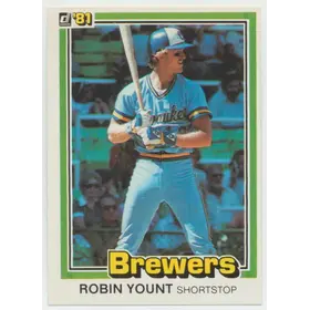 1981 Donruss - Robin Yount #323