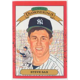 1989 Donruss Diamond Kings - Steve Sax #2