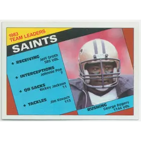 1984 Topps - George Rogers Team Leaders #299