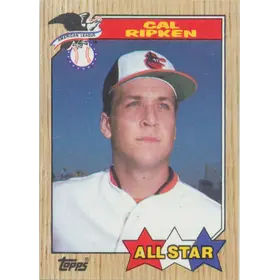 1987 Topps - Cal Ripken #609 All-Star