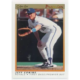 1991 O-Pee-Chee Premier - Jeff Conine #26 RC
