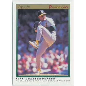1991 O-Pee-Chee Premier - Kirk Dressendorfer #36 RC