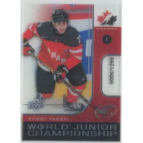 2015-16 ICE - ROBBY FABBRI #WJ-RF WORLD JUNIOR CHAMPIONSHIP 6/1299