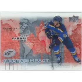 2015-16 UPPER DECK ICE - ROBBY FABBRI #GI-RF GLOBAL IMPACT