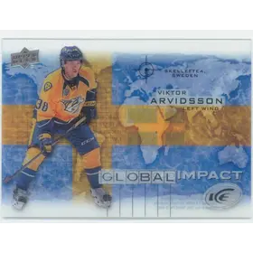 2015-16 UPPER DECK ICE - VIKTOR ARVIDSSON #GI-VA GLOBAL IMPACT