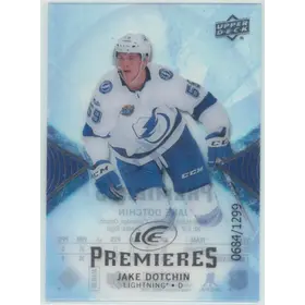 2017-18 ICE - JAKE DOTCHIN #121 ICE PREMIERES 684/1299