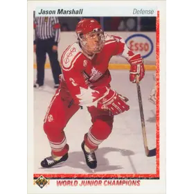 1990-91 UPPER DECK - JASON MARSHALL #453 ROOKIE