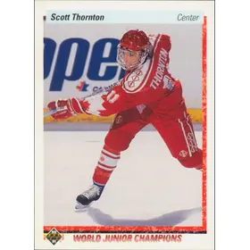 1990-91 UPPER DECK - SCOTT THORNTON #459 ROOKIE