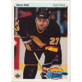 1990-91 UPPER DECK - GARRY VALK #530 YOUNG GUNS